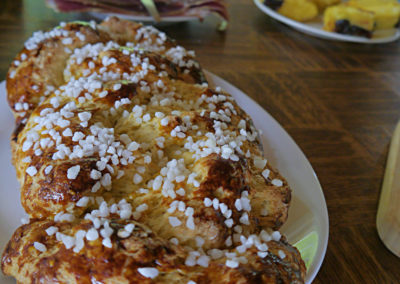 Brioche maison petit dejeuner chambre d'hotes